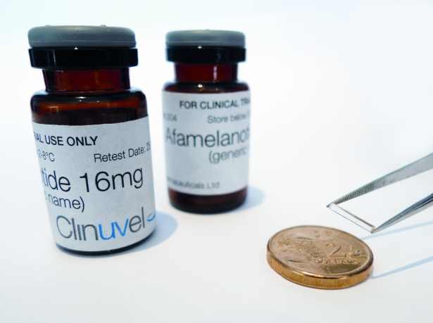 Afamelanotide (implant)