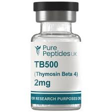 Vial of TB500 peptide for research